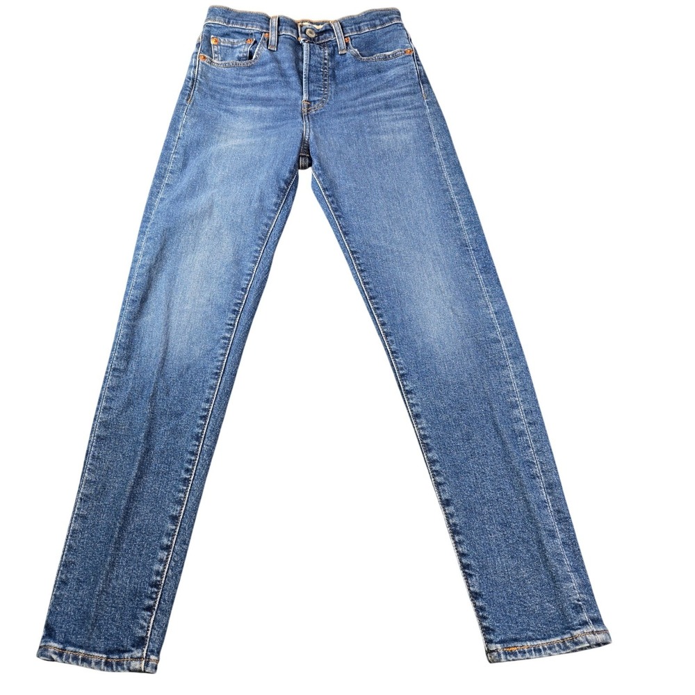 Levi's‎ Wedgie Skinny Jeans Women's 25 High Rise Medium Wash Blue Size 25